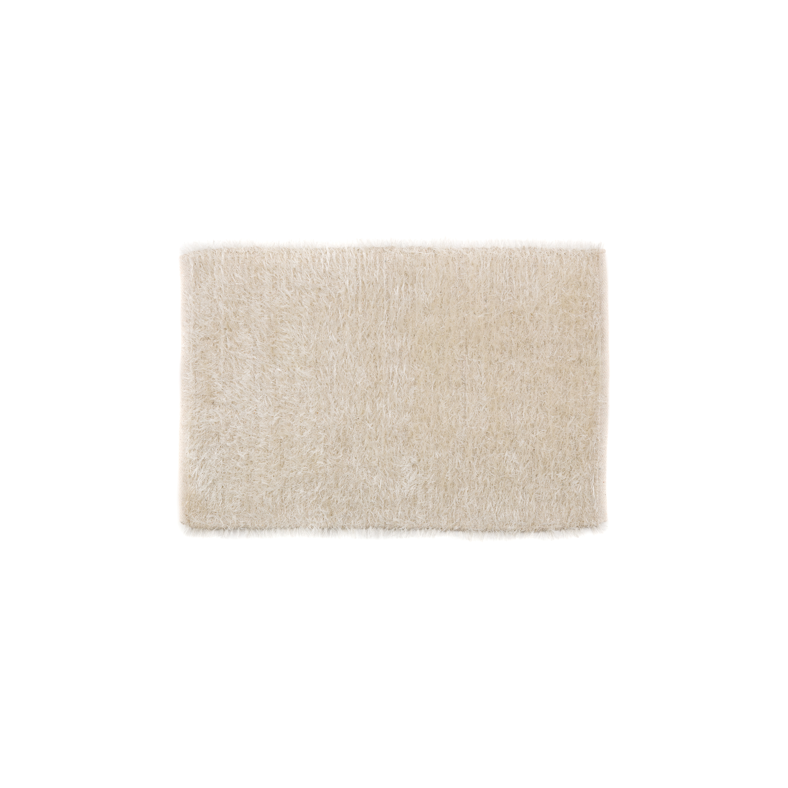 ALFOMBRA ALGODON -POLIESTER NATURAL 80X50CM