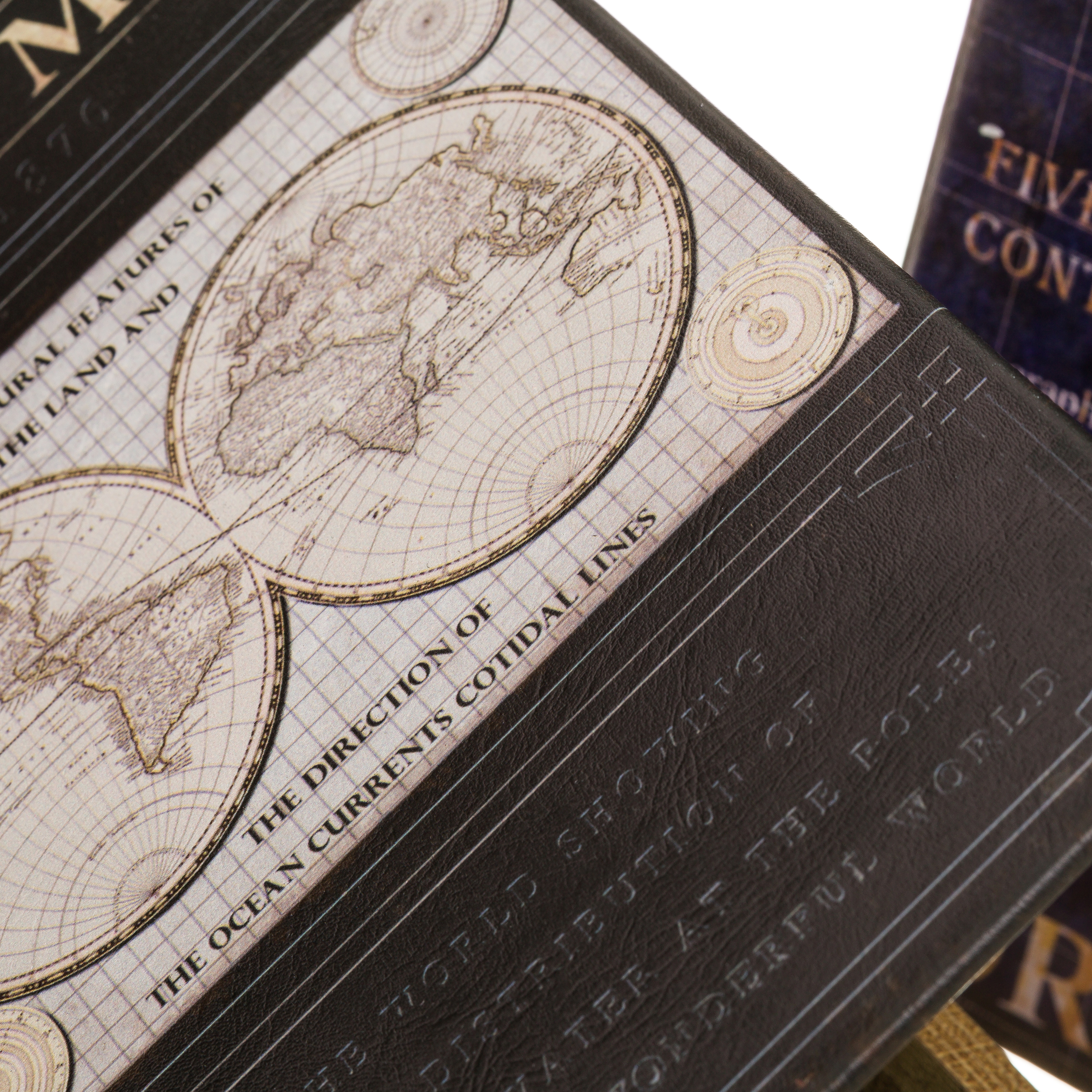 LIBRO JOURNEY 2 PU-MDF-METAL 16 X 5 X 24 CM mapa b 3
