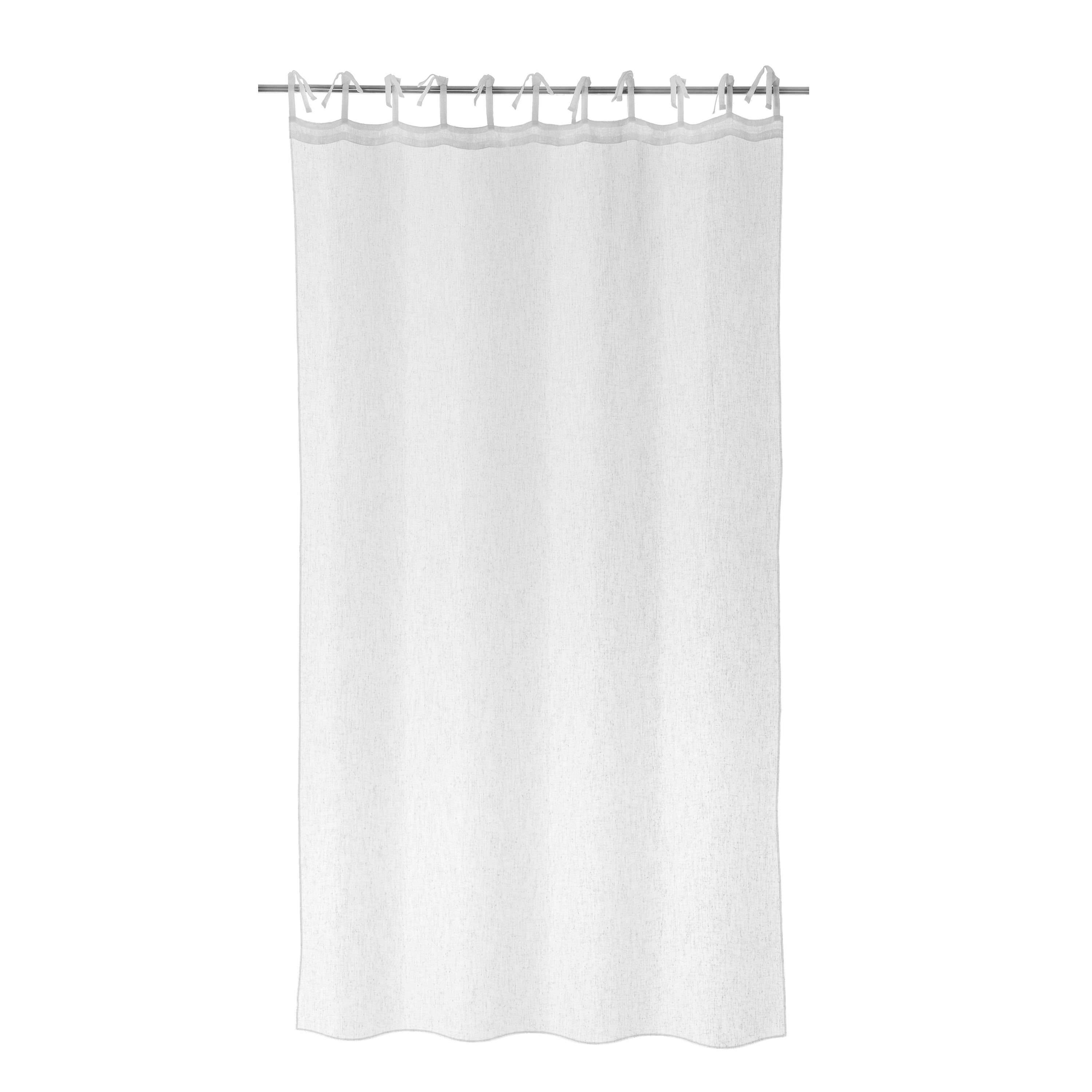CORTINA FAUX LINEN TEÃ Â IDO LINEN BLANCO 140X260