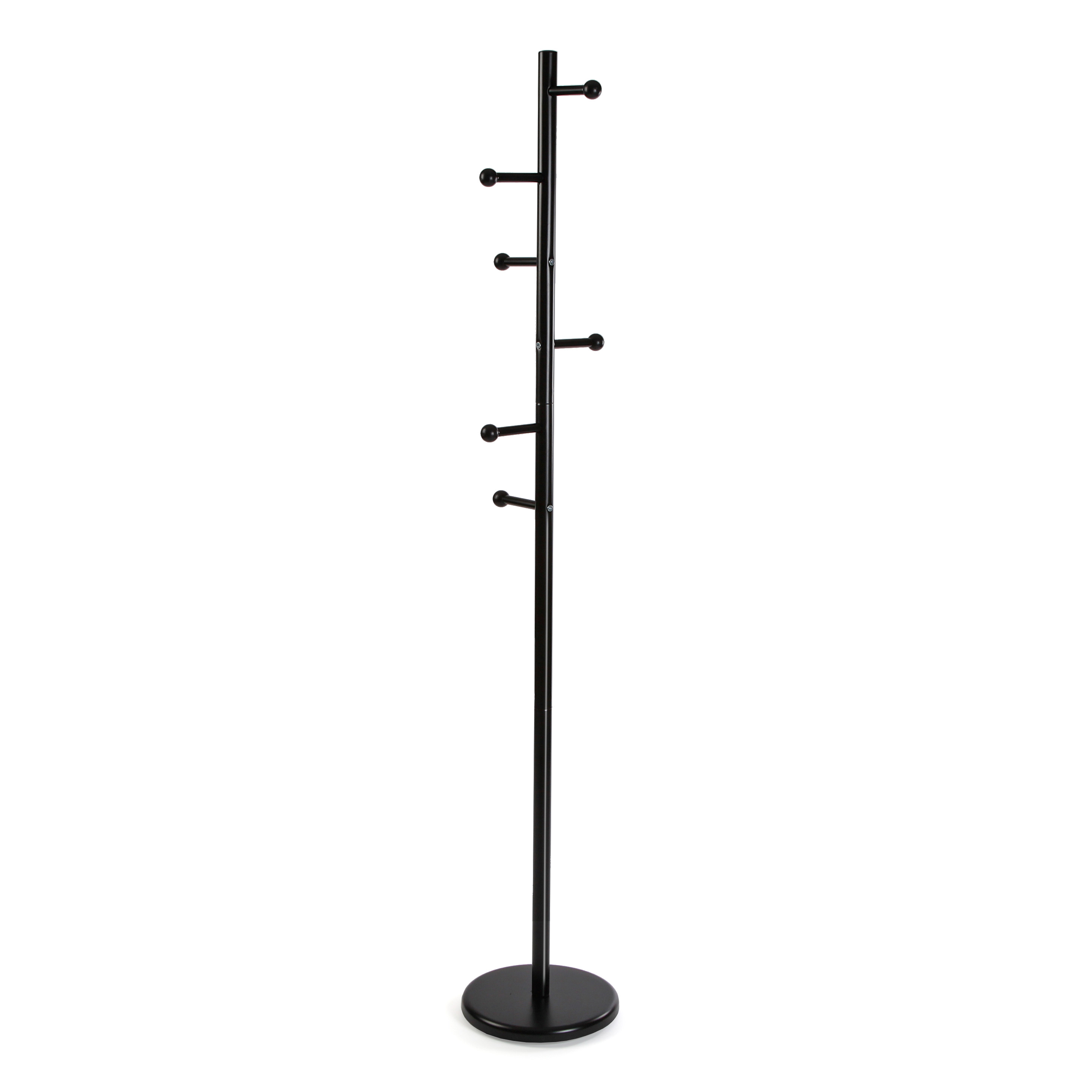 PERCHERO NEGRO MALAI 28X28X170CM