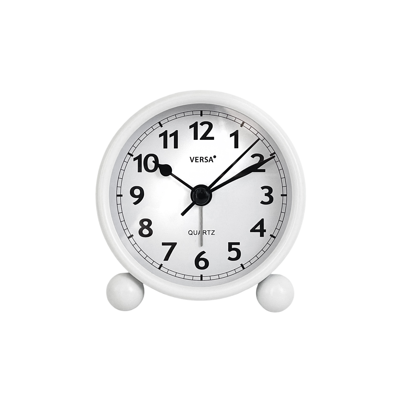 RELOJ DE MESA DESPERTADOR LUMO BLANCO 7,8X4X8,4CM