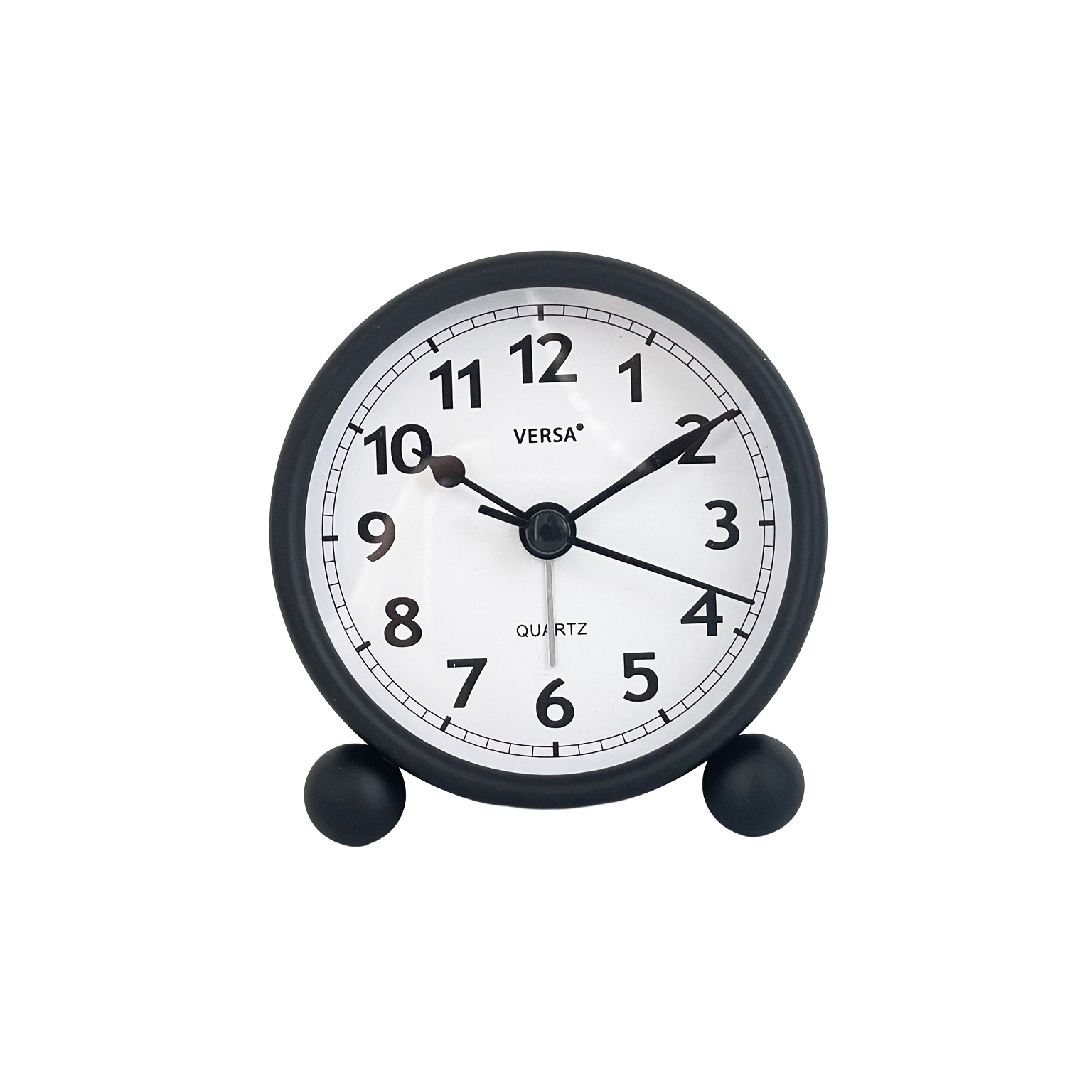 RELOJ DE MESA DESPERTADOR LUMO NEGRO 7,8X4X8,4CM