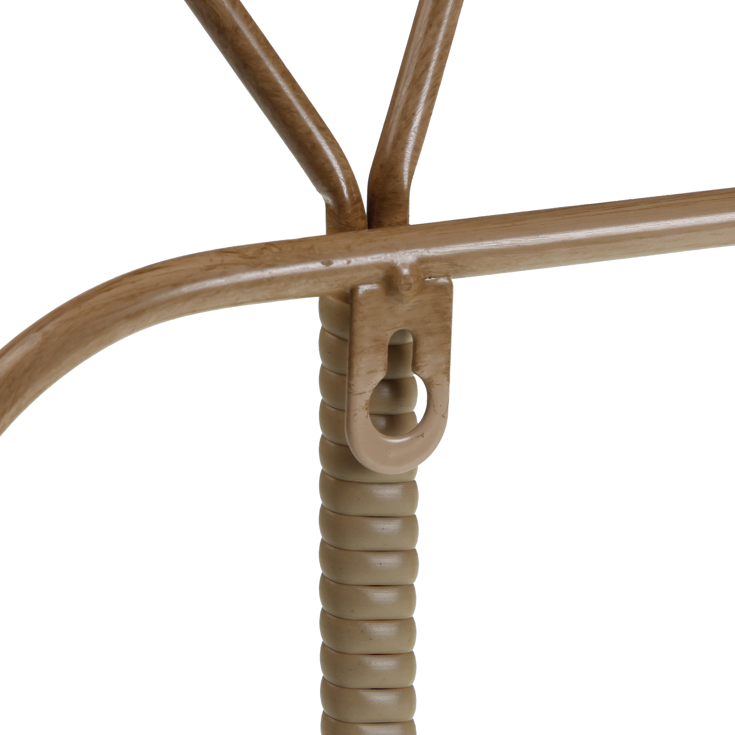 PERCHERO METAL EFECTO BAMBU 48X24X6.5CM 2