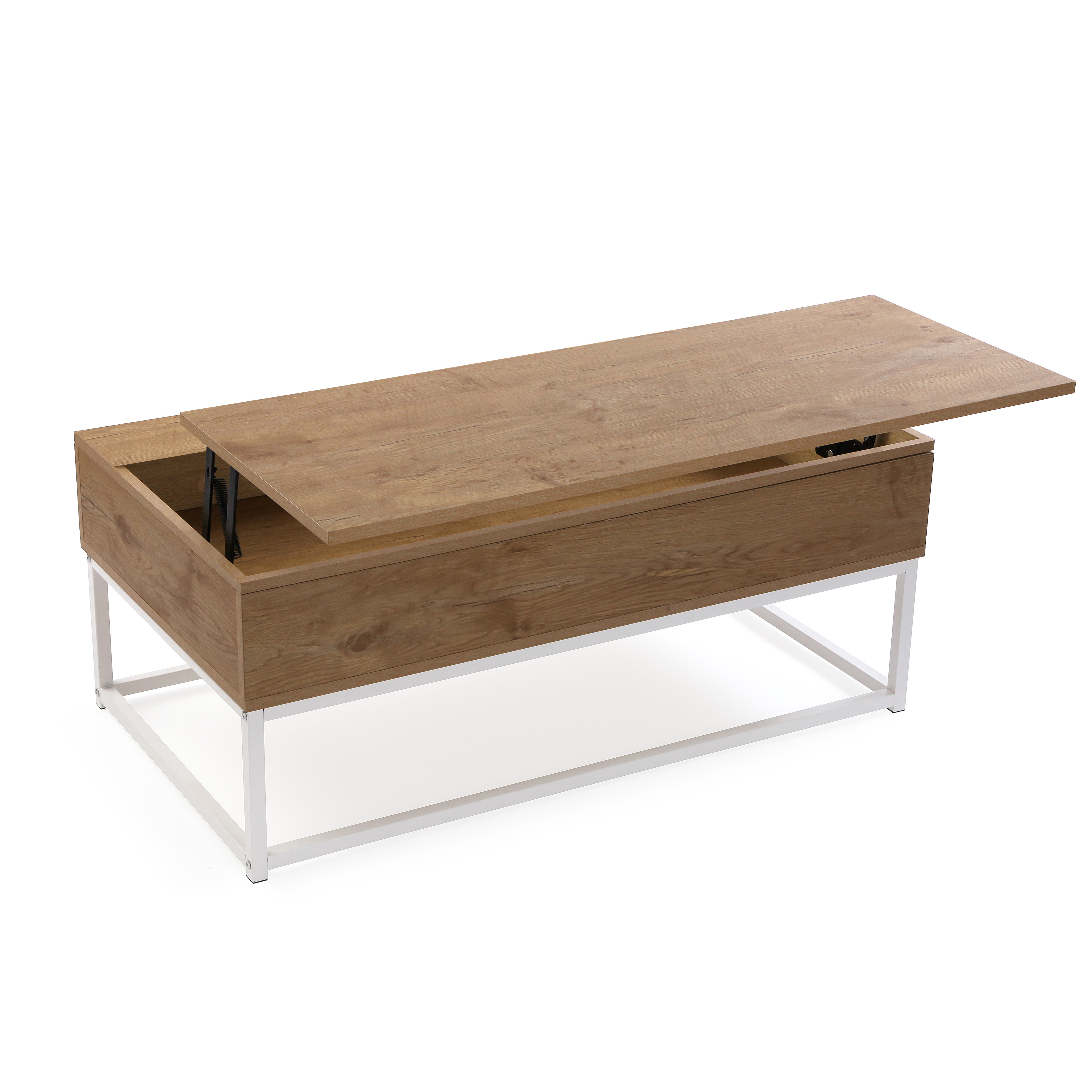 MESA DE CENTRO ELEVABLE CLARITA 100x55x40CM 3