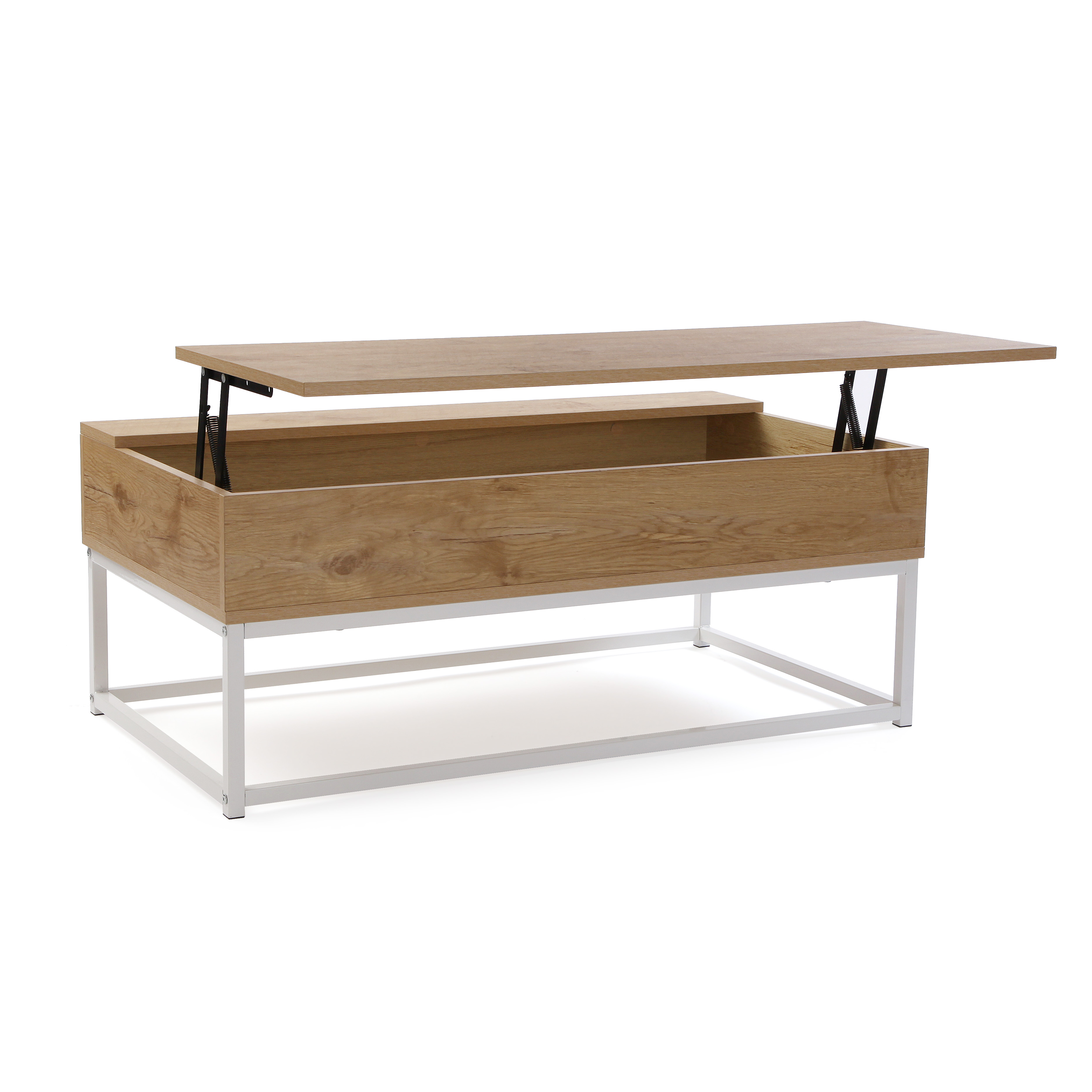 MESA DE CENTRO ELEVABLE CLARITA 100x55x40CM 4