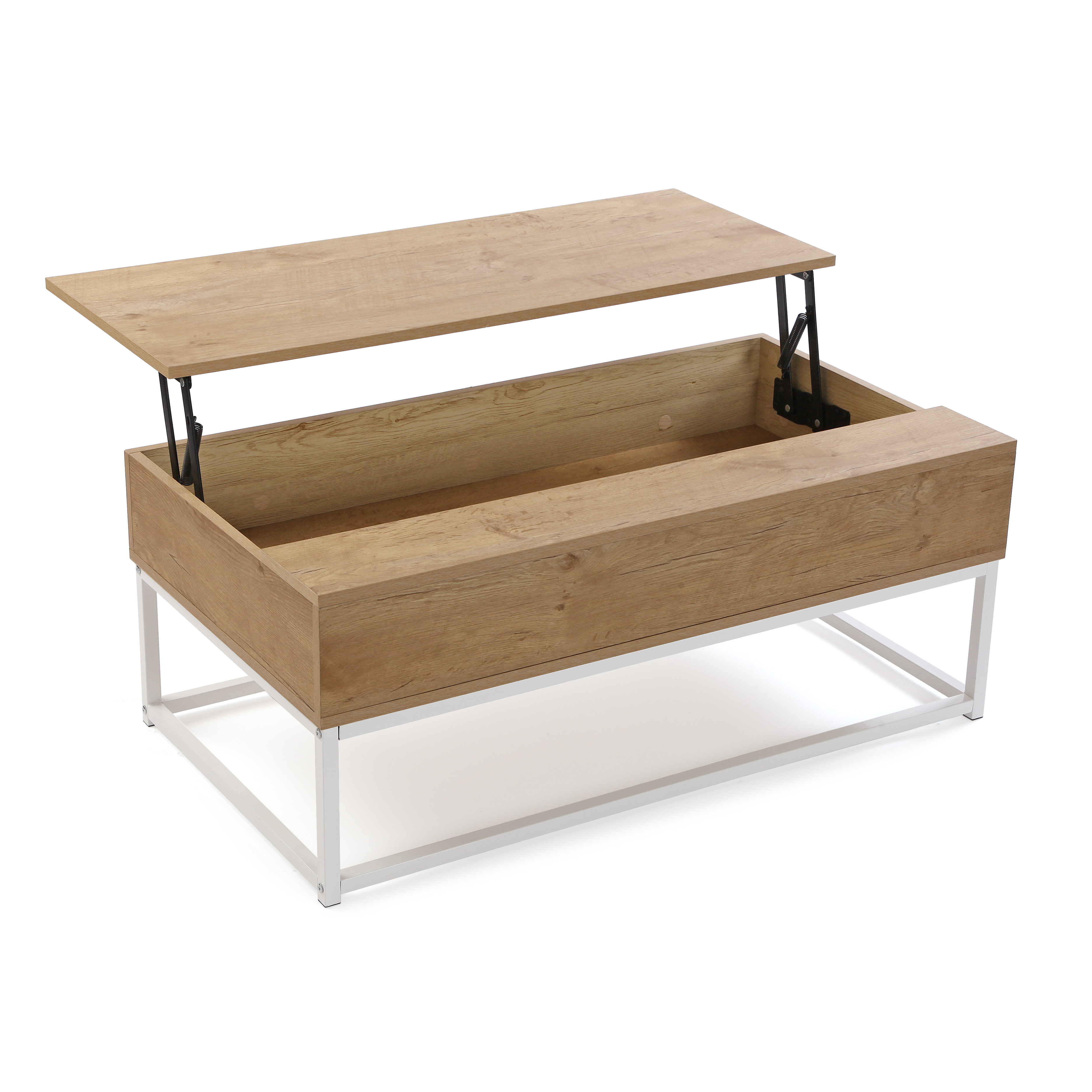 MESA DE CENTRO ELEVABLE CLARITA 100x55x40CM 5