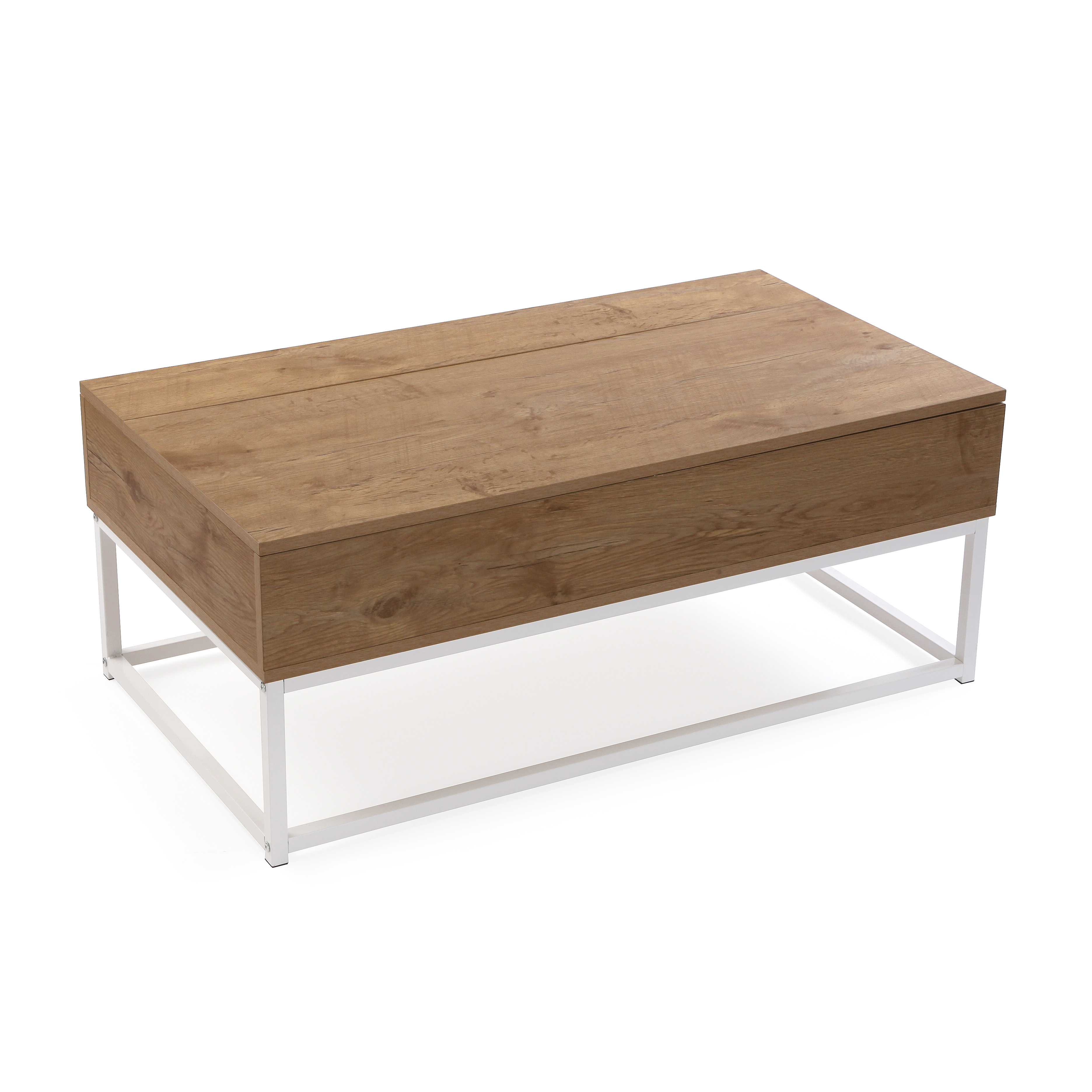 MESA DE CENTRO ELEVABLE CLARITA 100x55x40CM