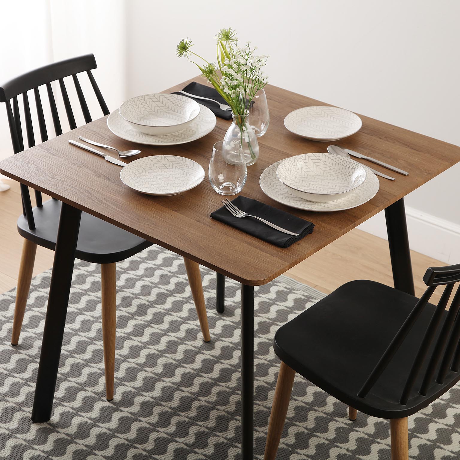 MESA MADERA KLAUDIA 80*80CM 2