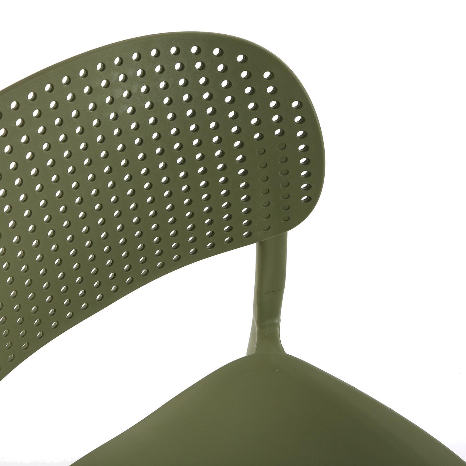 SILLA DE COMEDOR CAQUI APILABLE 48X41.5X80CM 3