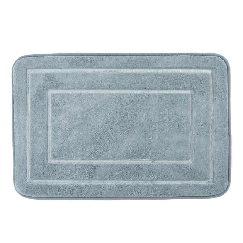 ALFOMBRA BAÑO 40X60 ANTIDESLIZANTE AZUL