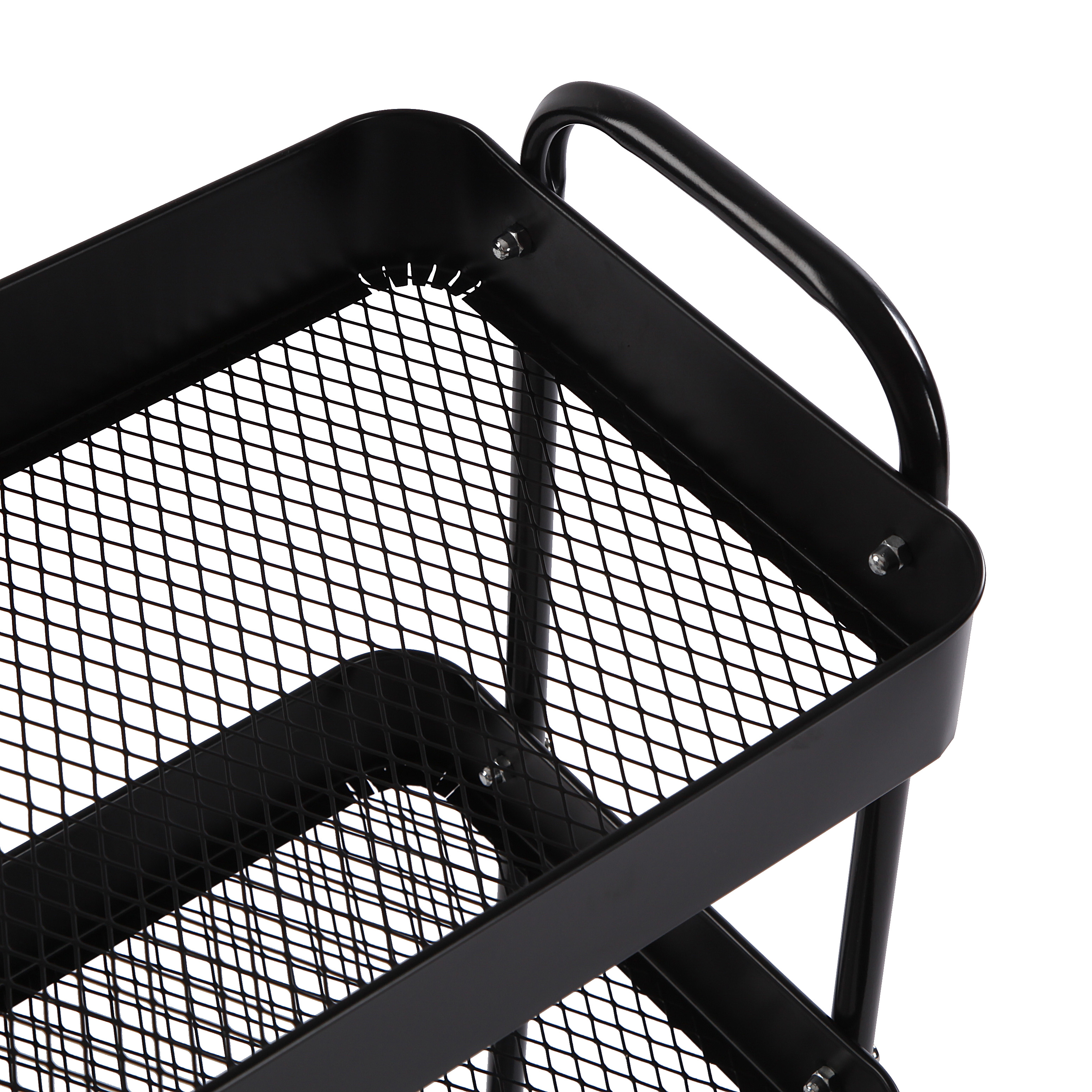 CARRO 3 BLADAS NEGRO 46X30X76CM 3