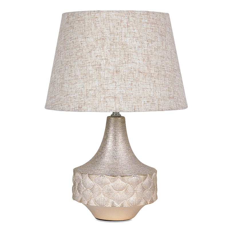 SOBREMESA 30X44CM RED CONCHAS CHAMP TULIPA BEIGE