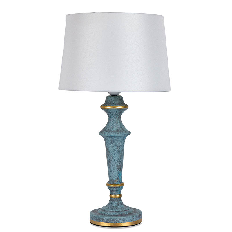 SOBREMESA 28X49CM METAL PIE AZ/DOR TULIPA BEIGE
