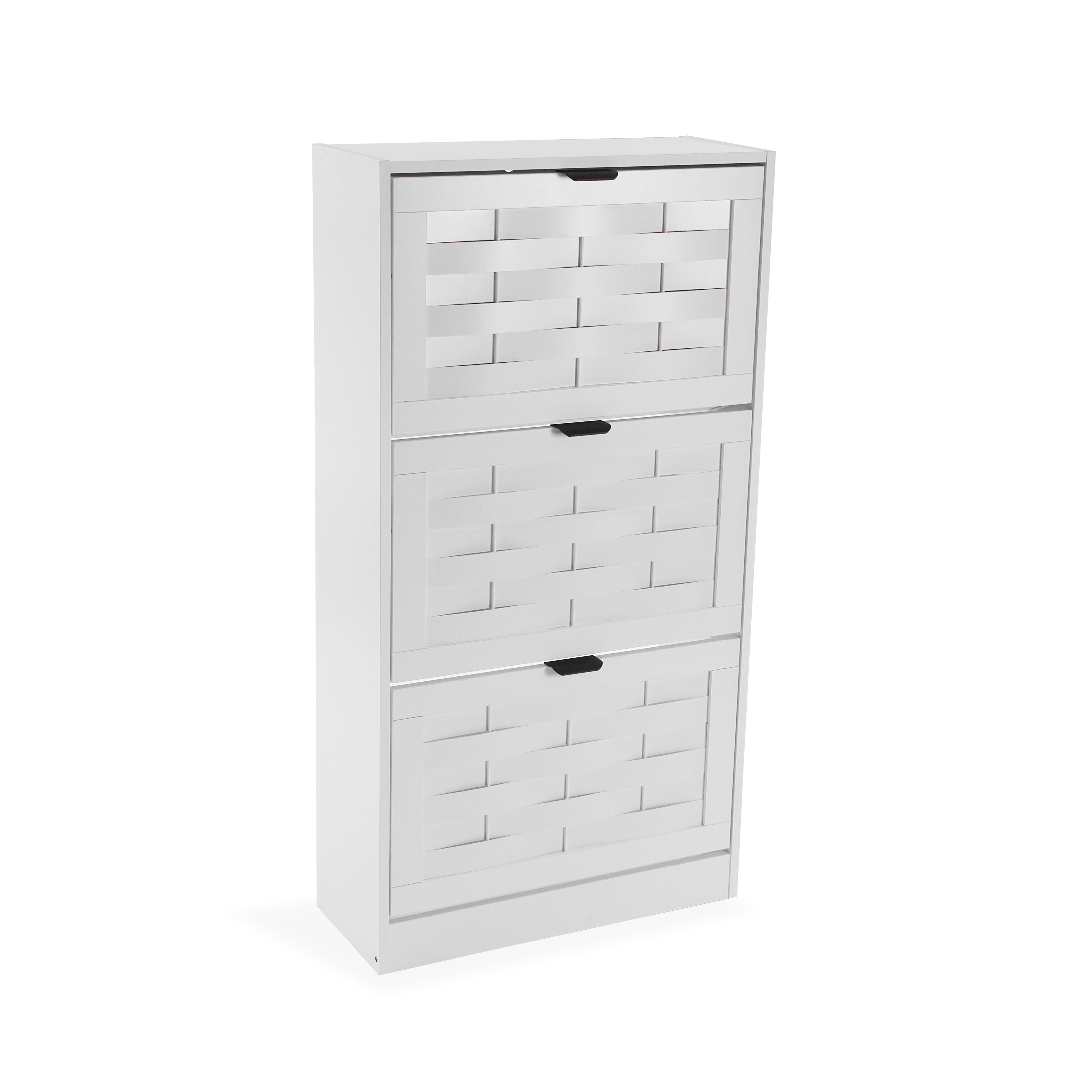 ZAPATERO 3 CAJONES BLANCO VIKEN 60x24x115cm