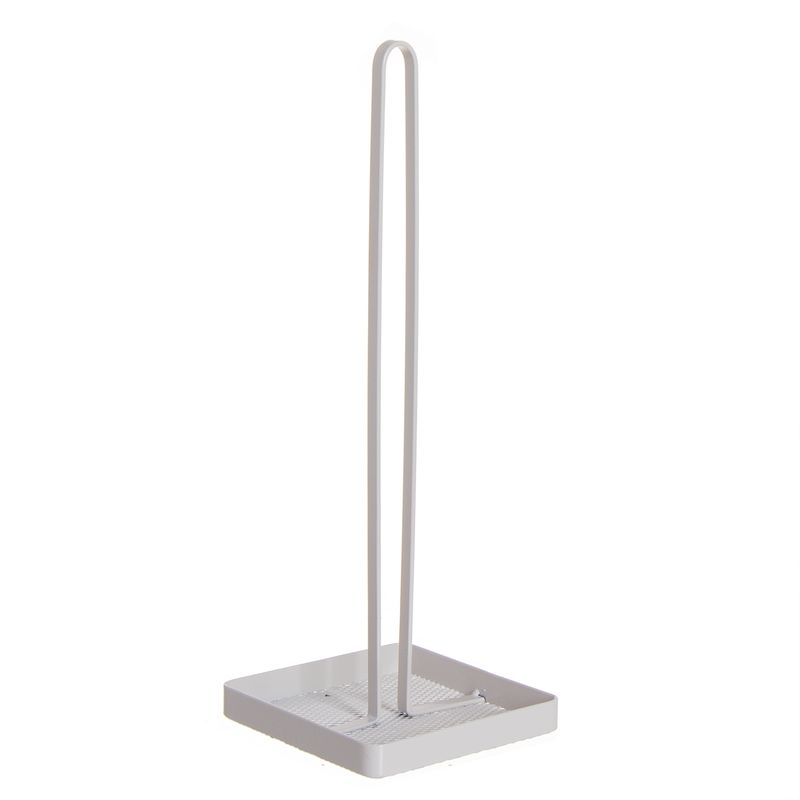 PORTARROLLOS WC BLANCO 15X15X41CM