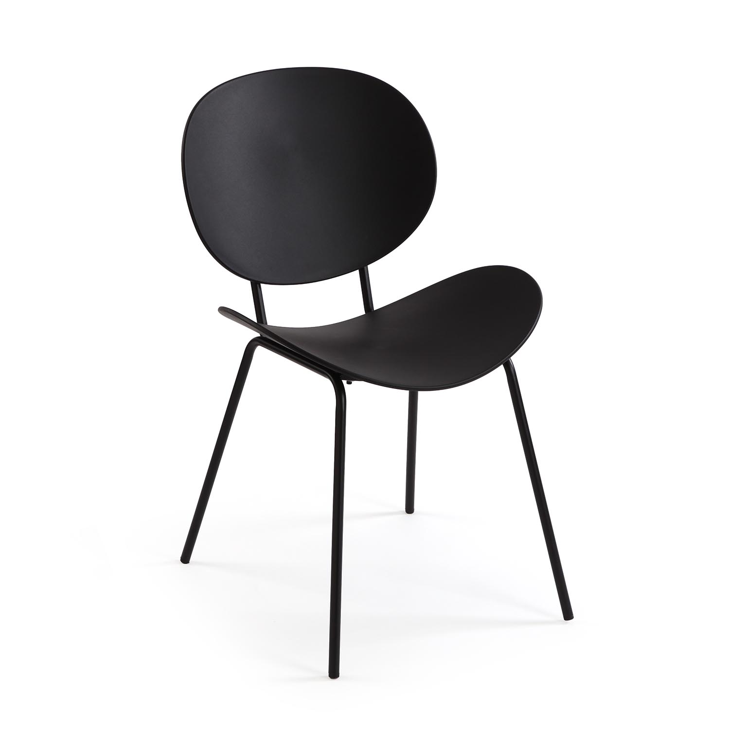 SILLA NEKO EN COLOR NEGRO 50X55X79,5CM
