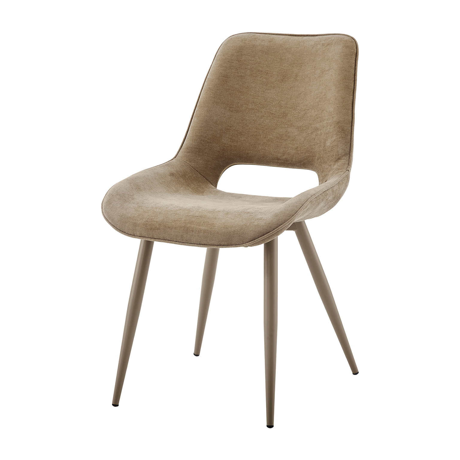 SILLA TAPIZADA NILO BEIGE 50X61,5X86CM 2