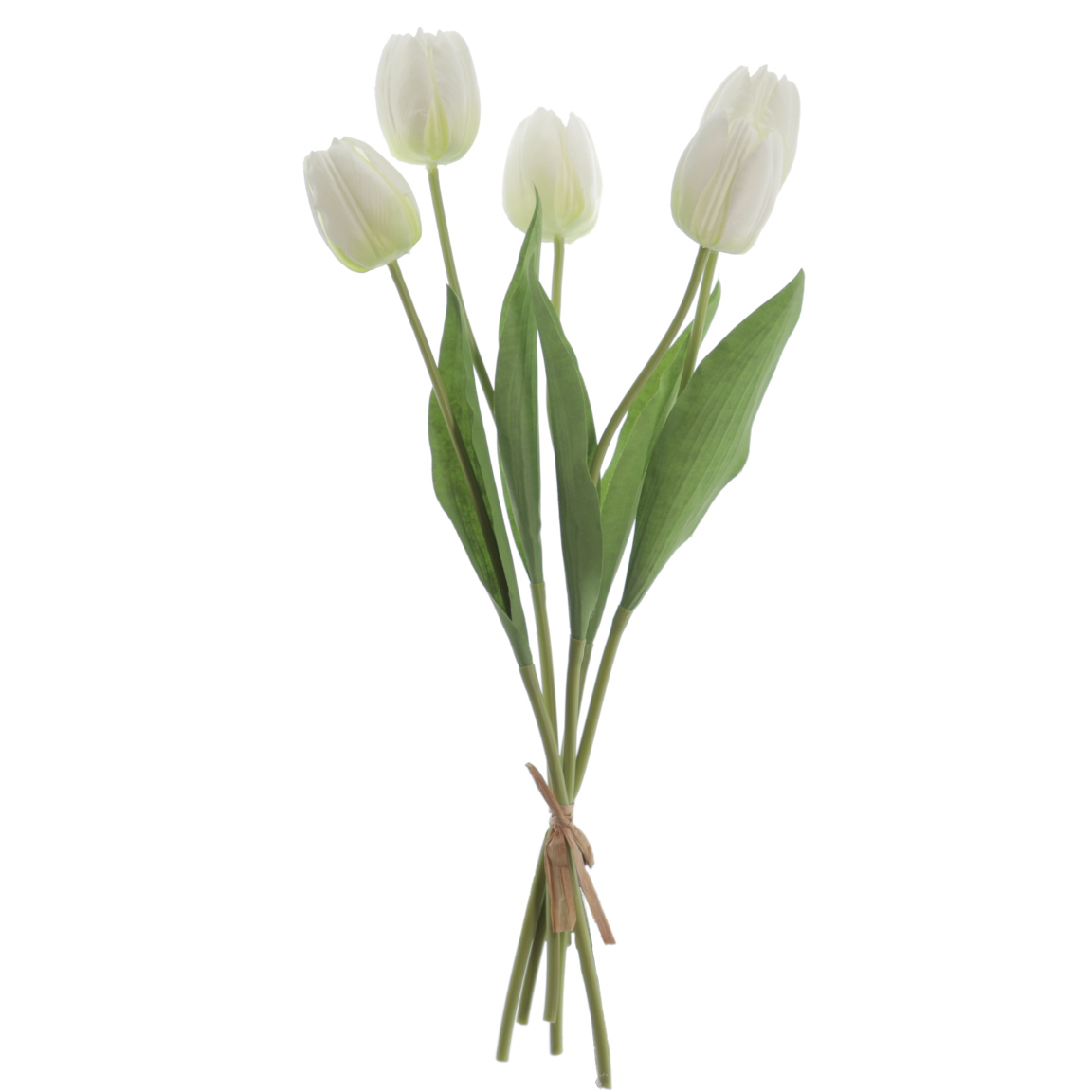 ATADO TULIPANES 50CM CREMA