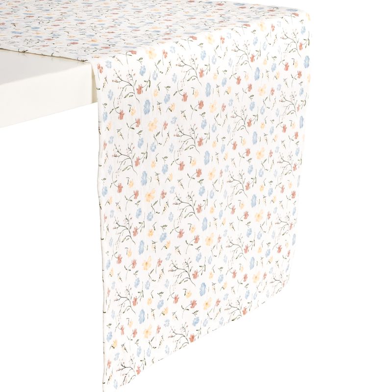MANTEL DE MESA 35X150CM FLORES