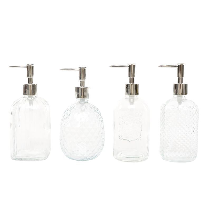 DISPENSADOR JABON TRANSPARENTE TOPITOS