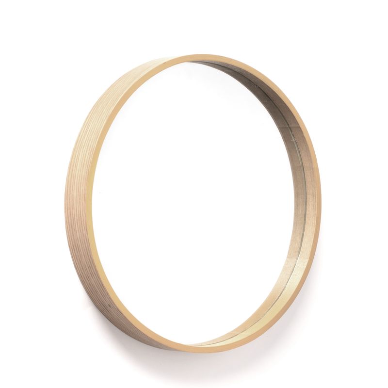 ESPEJO PARED 40CM MADERA