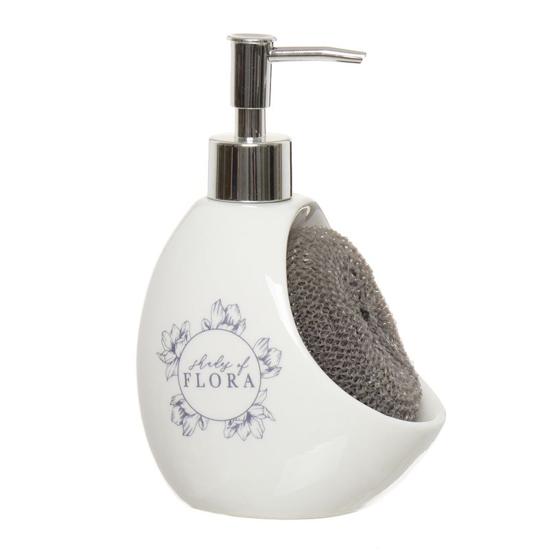 DISPENSADOR CON ESTROPAJO SHADE OF FLORA