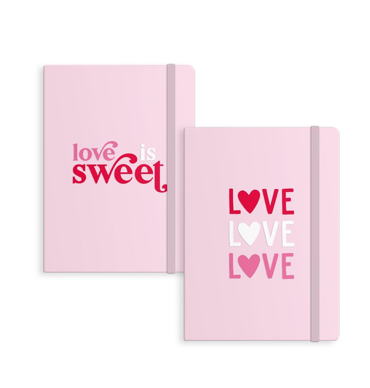 LIBRETA CON GOMA M AMOR 2M