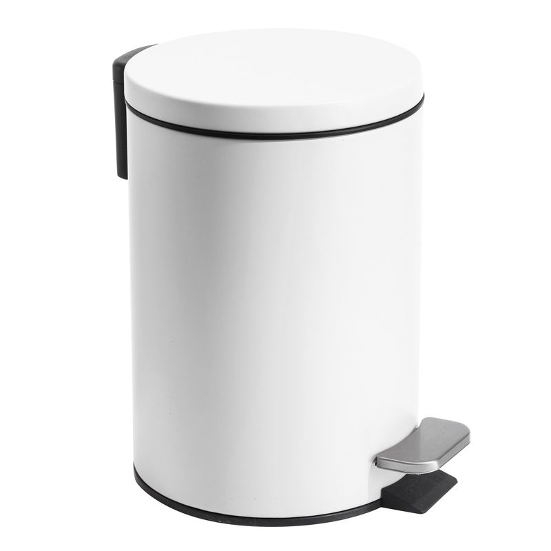 PAPELERA 3L BLANCA 17X17X26CM