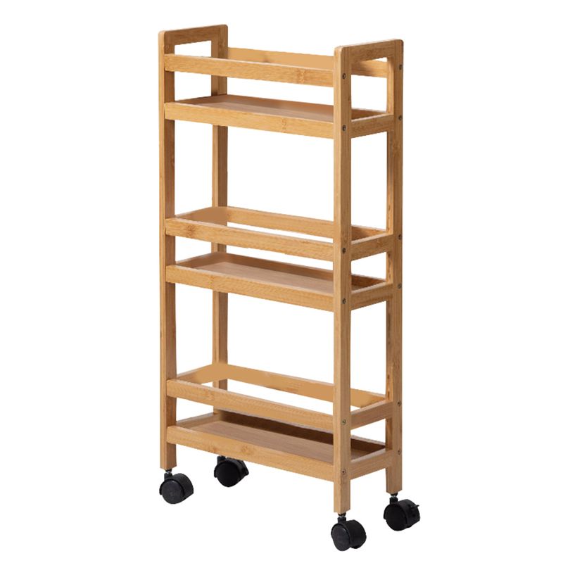 CARRO AUXILIAR 3 ESTANTES BAMBU 36X15X74CM