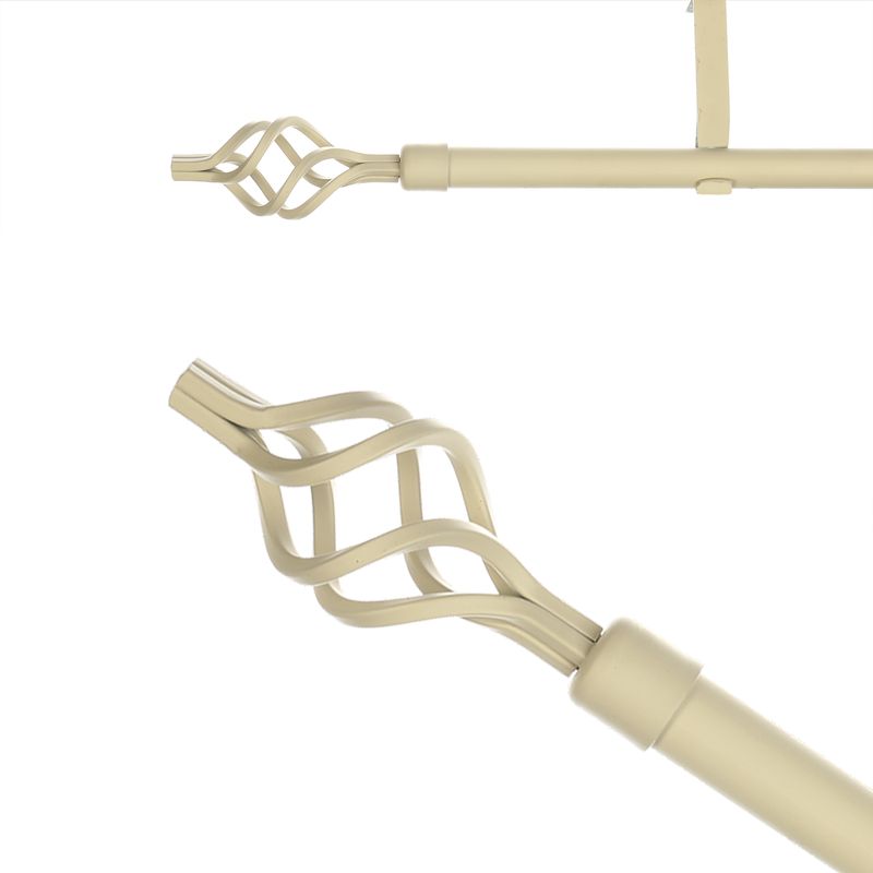 BARRA CORTINA 160-300CM FLECHA BEIGE METAL