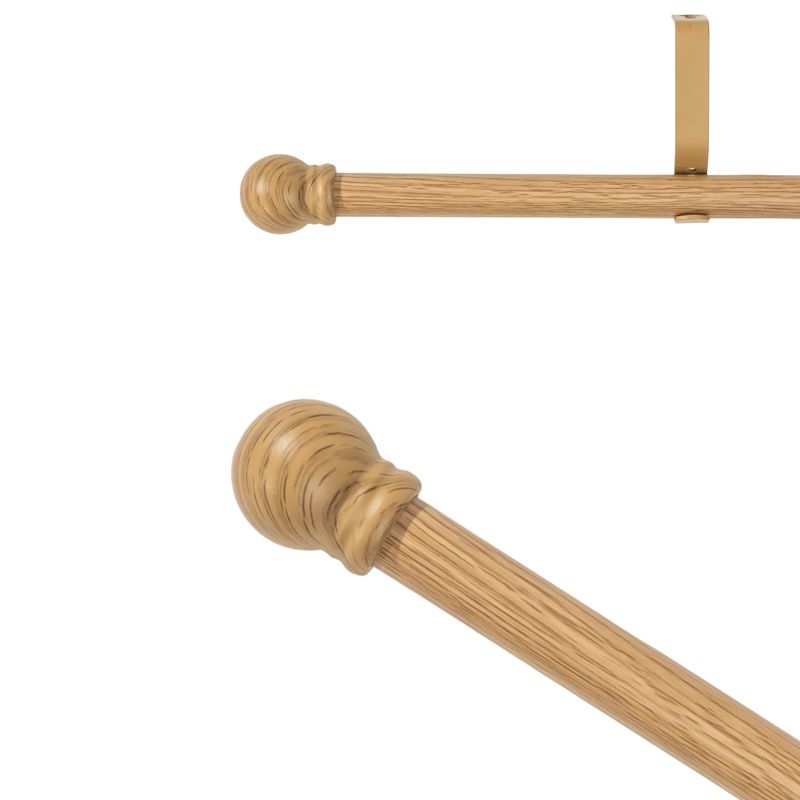 BARRA CORTINA 160-300 CM SIMIL MADERA ABEDUL