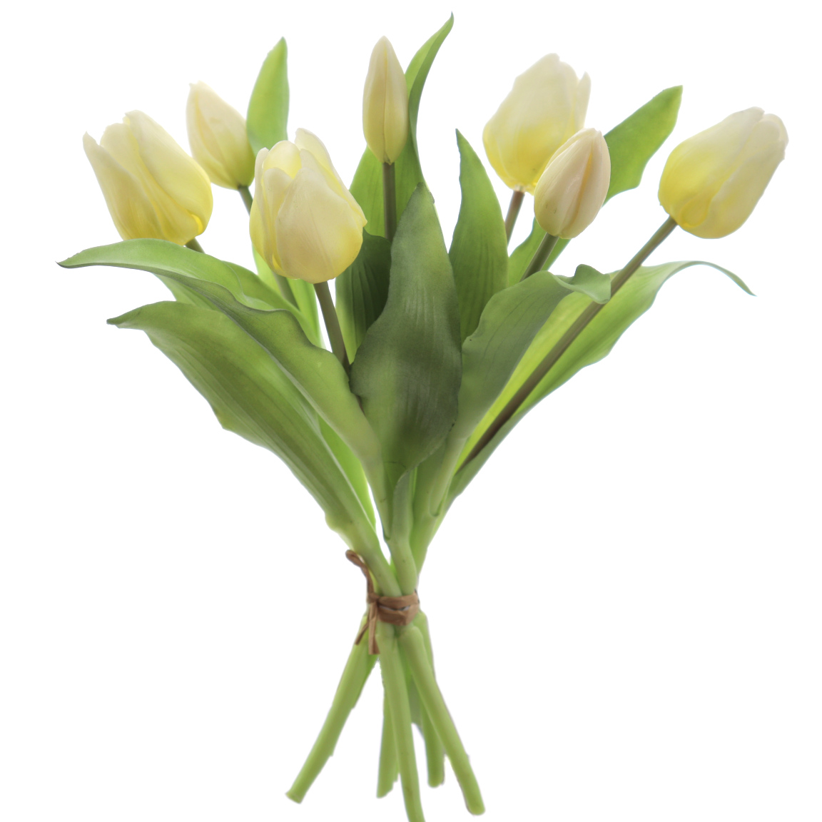 ATADO TULIPANES BLANCO 30CM