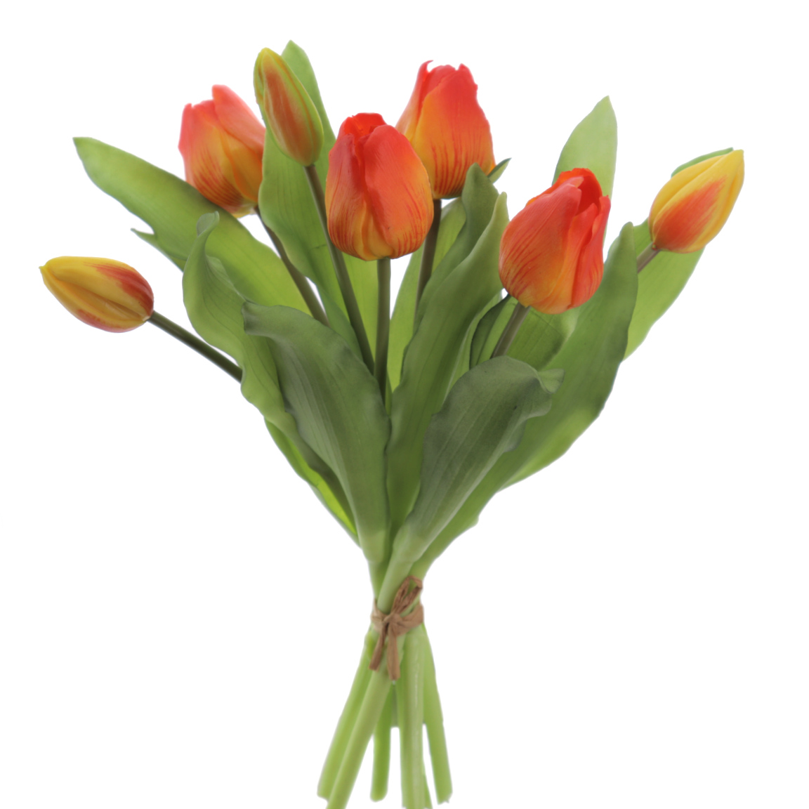 ATADO TULIPANES NARANJA 30CM