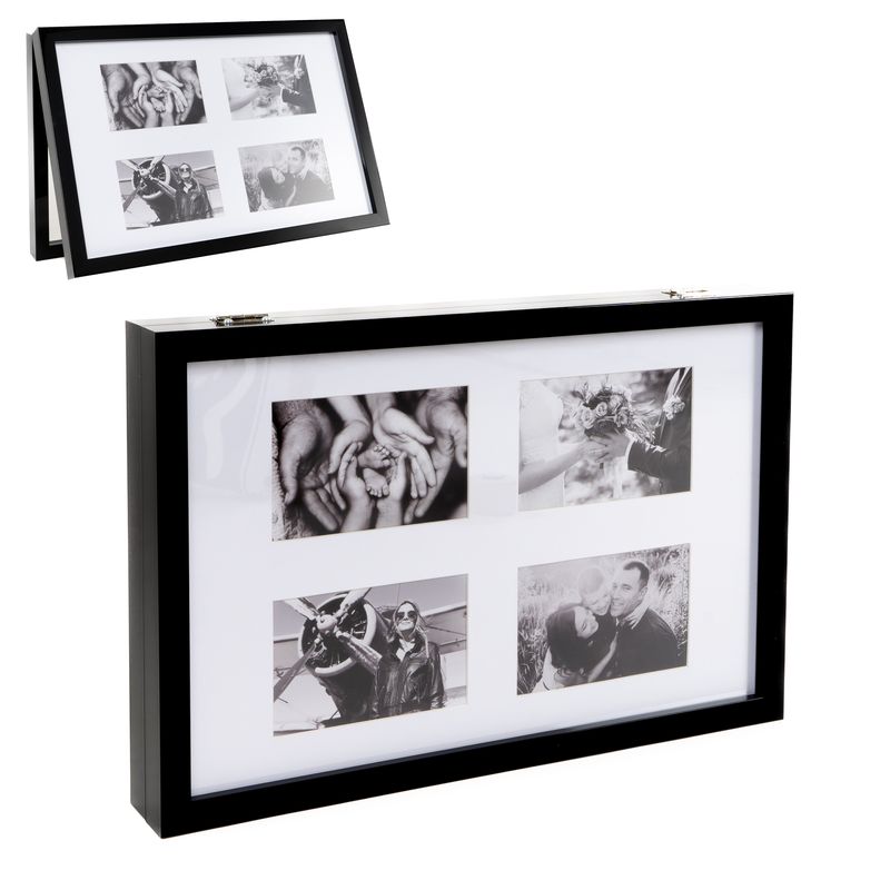 TAPA CONTADOR 48X32 MULTIFOTO NEGRO 48X7X32CM