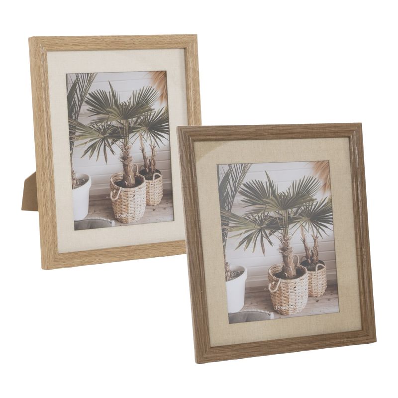 PORTAFOTOS 15X20CM BEIGE 27.4X22.4X1.5CM