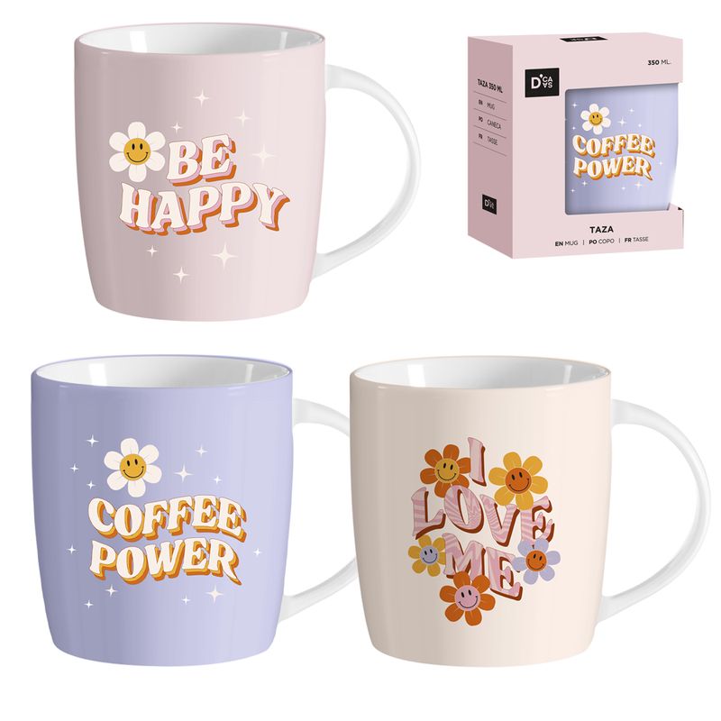MUG 350ML HIPPIE 3M