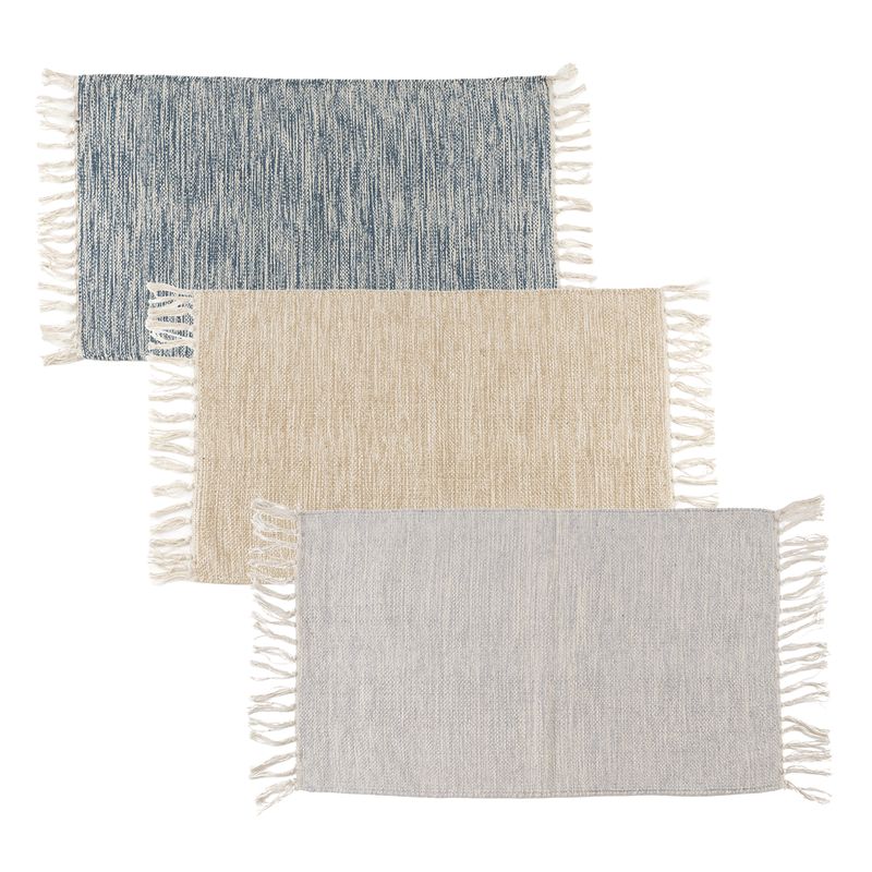 ALFOMBRA ALGODON 50X80CM GRIS