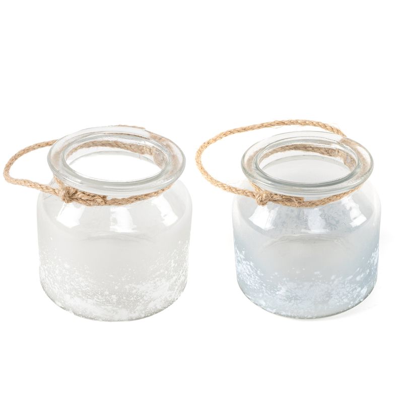 CANDEL CRISTAL M ASA CUERDA 11X11X10CM BLANCO