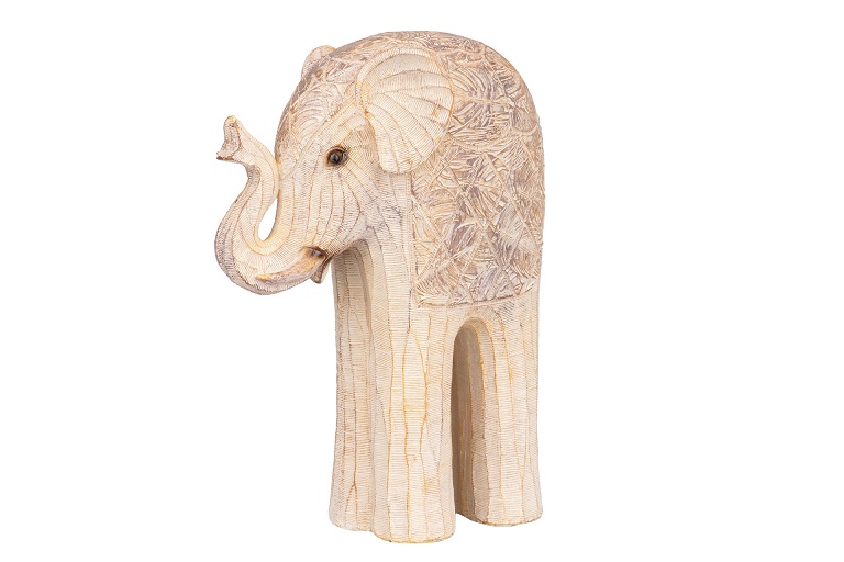 ELEFANTE RESINA 23X12X31CM
