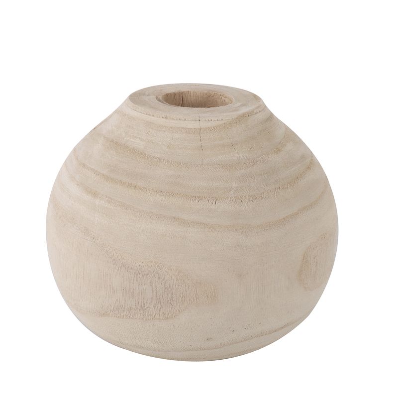 JARRON MADERA NATURAL