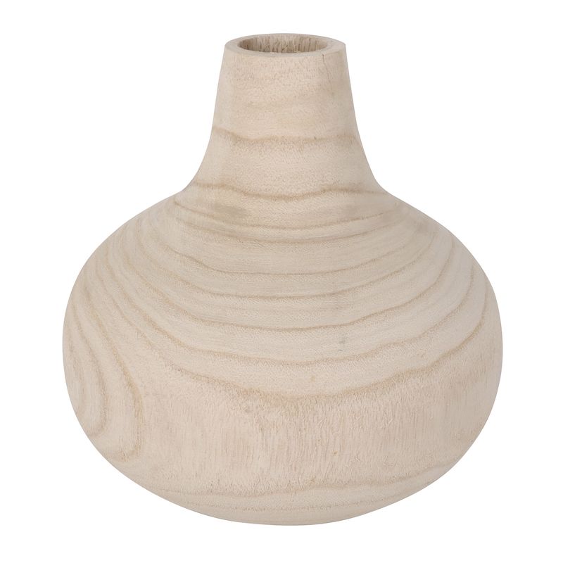 JARRON MADERA NATURAL