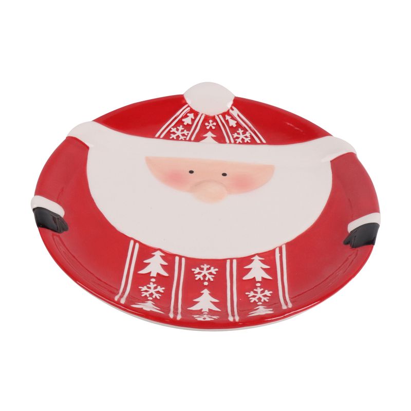 BANDEJA 21CM PAPA NOEL