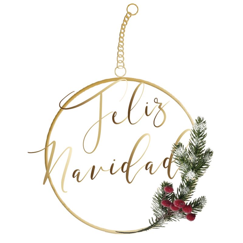 DECORACION PARED LED FELIZ NAVIDAD
