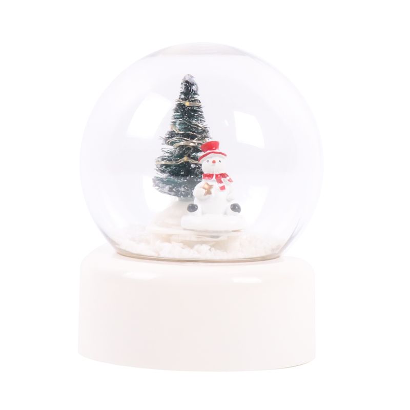 BOLA DE NIEVE MUSICAL NAVIDAD 10.5 x 10.5 x 12.5cm