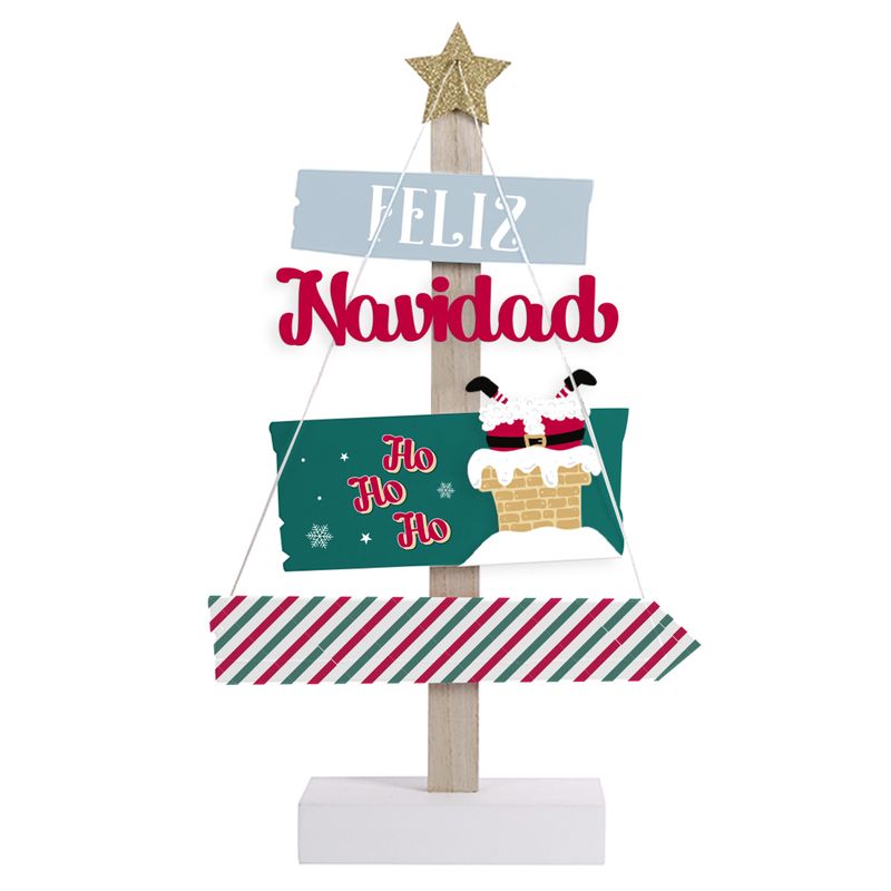 PANEL DECORATIVO LED NAVIDAD 23 x 6 x 41cm