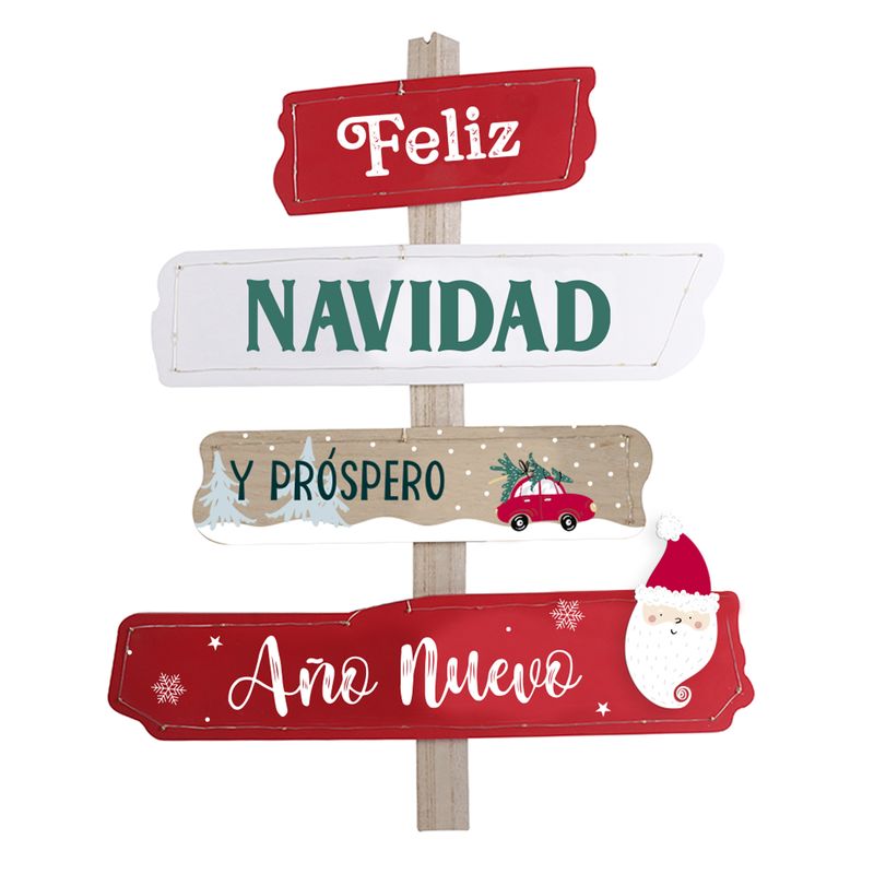 PANEL DECORATIVO LED NAVIDAD 66X54X2CM