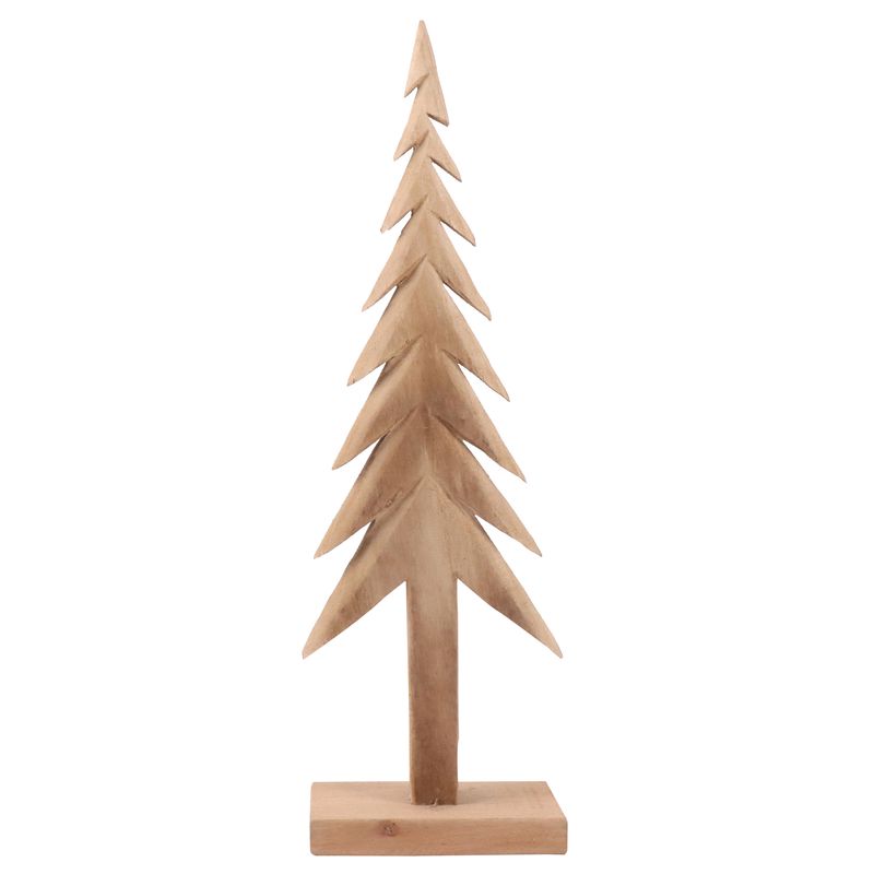 ARBOL MADERA NAVIDAD L 15.5 x 10 x 50.5cm