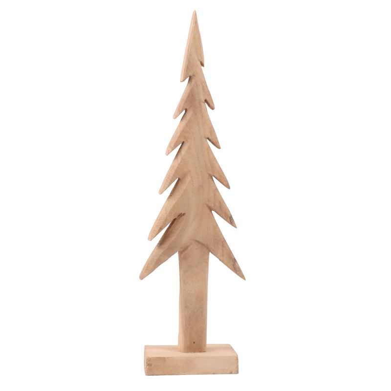 ARBOL MADERA NAVIDAD M 10 x 6.5 x 39cm