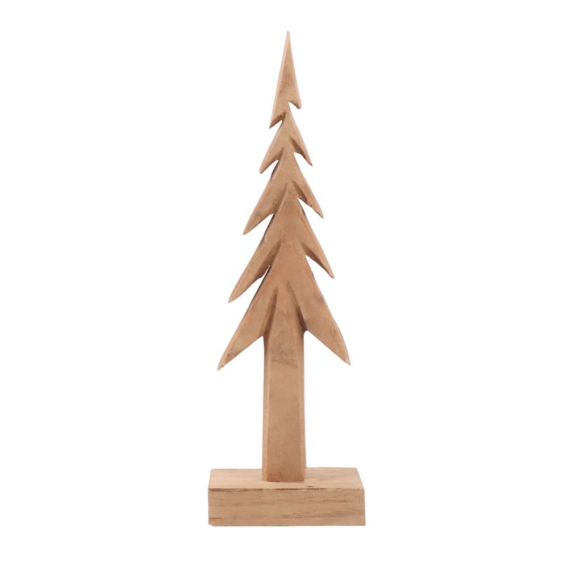 ARBOL MADERA NAVIDAD S 10 x 6.5 x 32cm