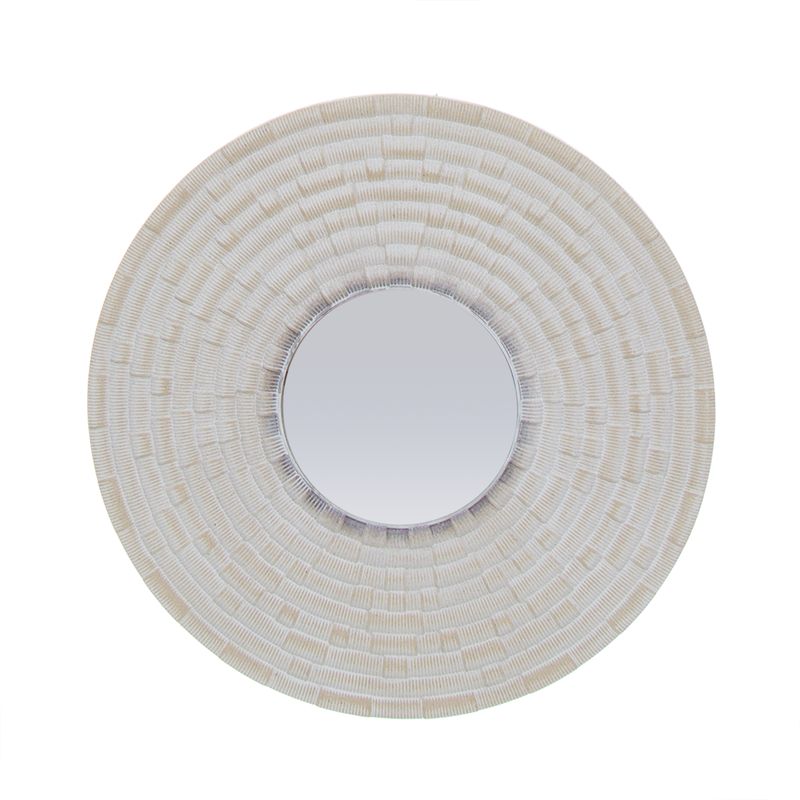 ESPEJO PARED 35CM NATURAL